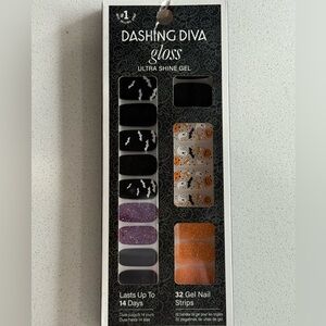 Dashing Diva Halloween Gel Nail Strips with Spooky Designs Ultra Shine